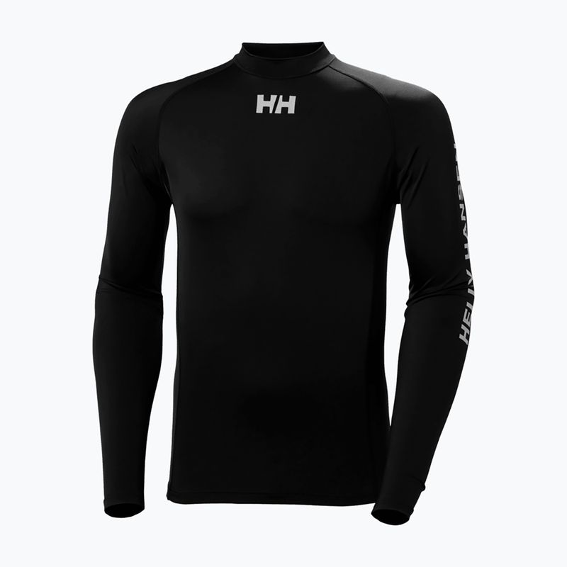Herren-Longsleeve Helly Hansen Waterwear Rashguard black 3