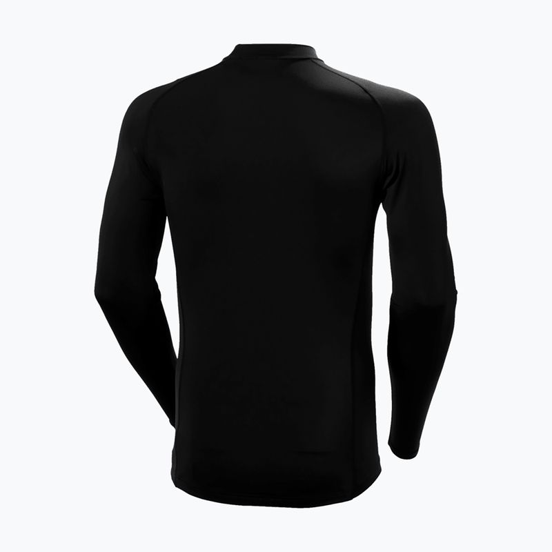 Herren-Longsleeve Helly Hansen Waterwear Rashguard black 4