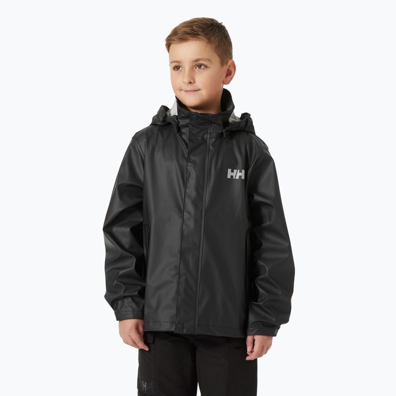 Helly Hansen Kinder Segeljacke Moss schwarz