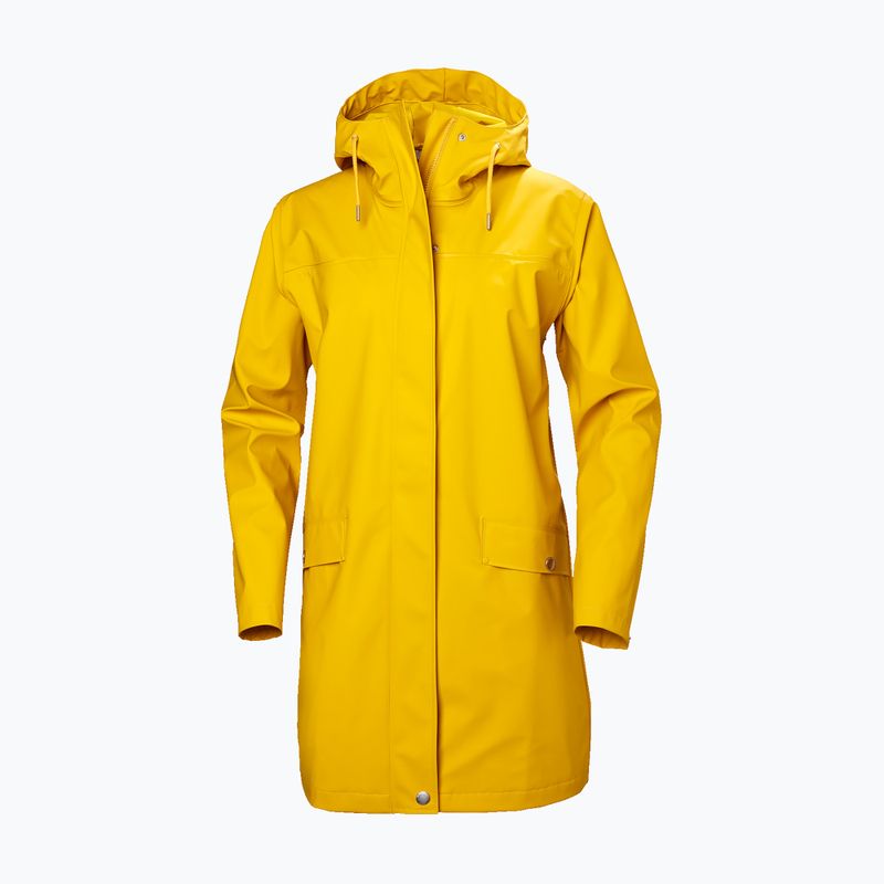 Women's Helly Hansen Moss Regenmantel wesentlich gelb 5