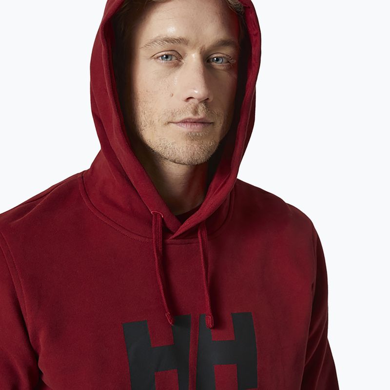 Herren Helly Hansen HH Logo Hoodie weinrot 33977_215 3