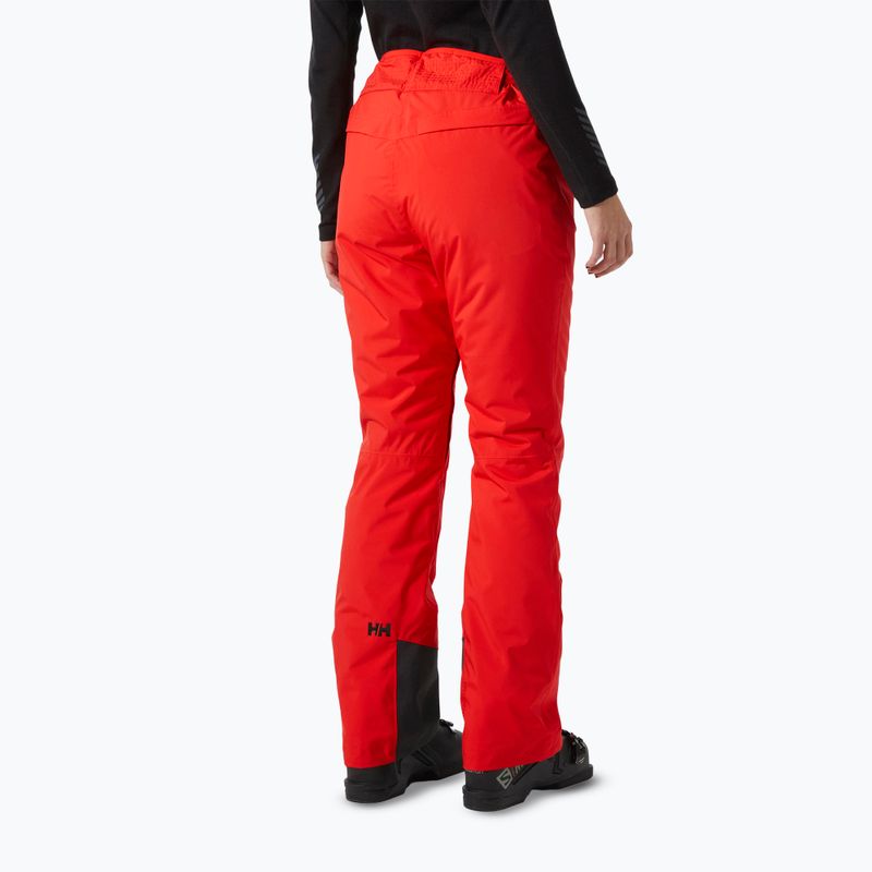 Damen-Skihose Helly Hansen Legendary Insulated alert rot 2