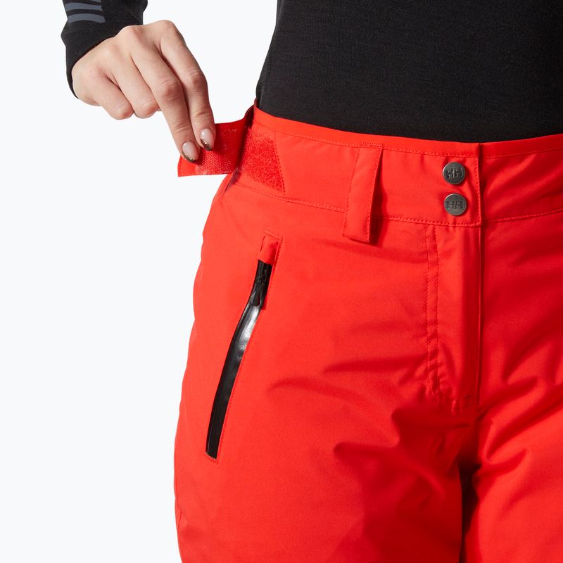 Damen-Skihose Helly Hansen Legendary Insulated alert rot 3