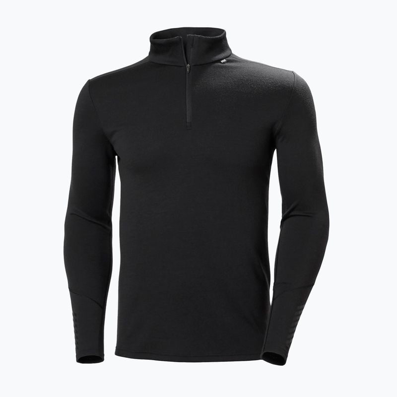 Herren Funktionsshirt langärmlig Helly Hansen Lifa Merino Midweight 1/2 Zip black