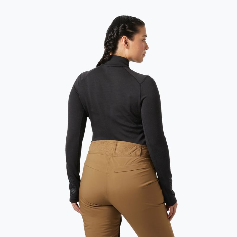 Damen-Funktionssweatshirt Helly Hansen Lifa Merino Midweight 1/2 Zip black 2