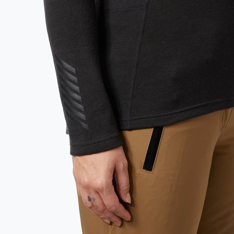Damen-Funktionssweatshirt Helly Hansen Lifa Merino Midweight 1/2 Zip black 4