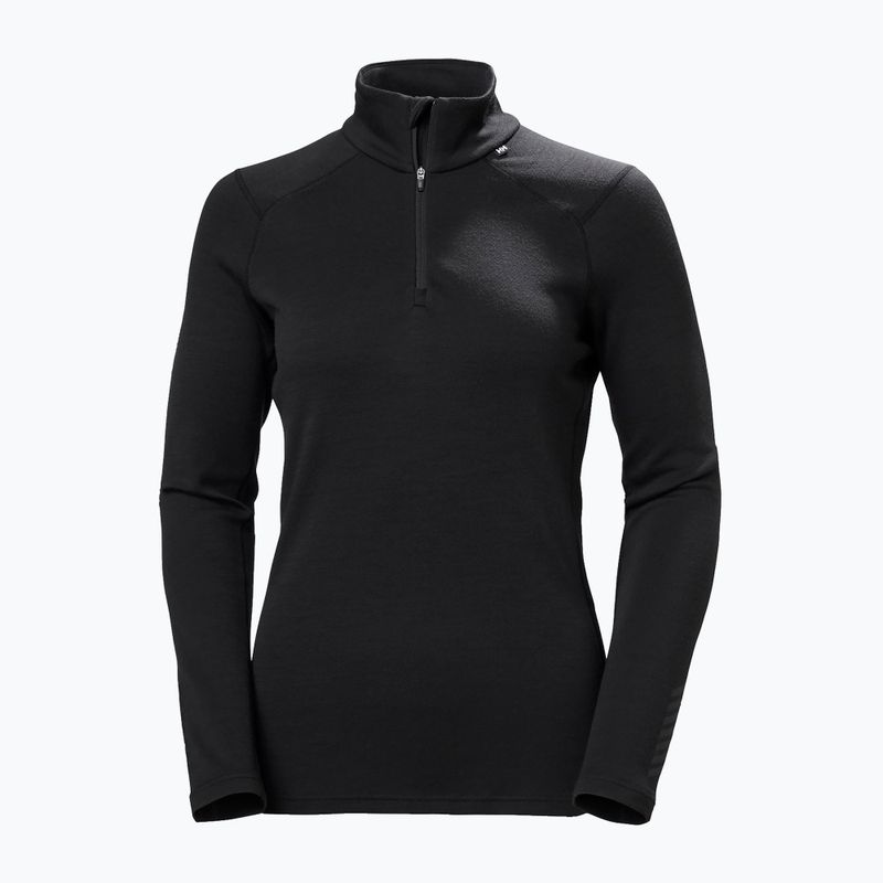 Damen-Funktionssweatshirt Helly Hansen Lifa Merino Midweight 1/2 Zip black 5