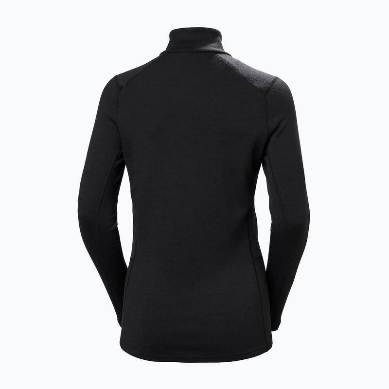 Damen-Funktionssweatshirt Helly Hansen Lifa Merino Midweight 1/2 Zip black 6