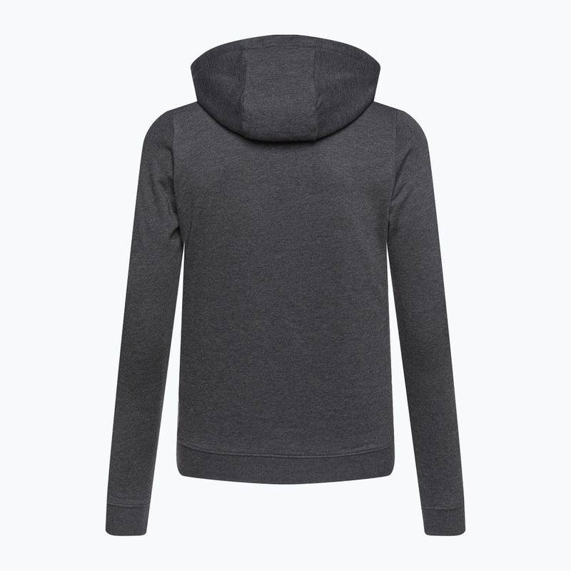 Herren-Trekking-Sweatshirt Helly Hansen F2F Organic Cotton Hoodie Ebenholz melange 2