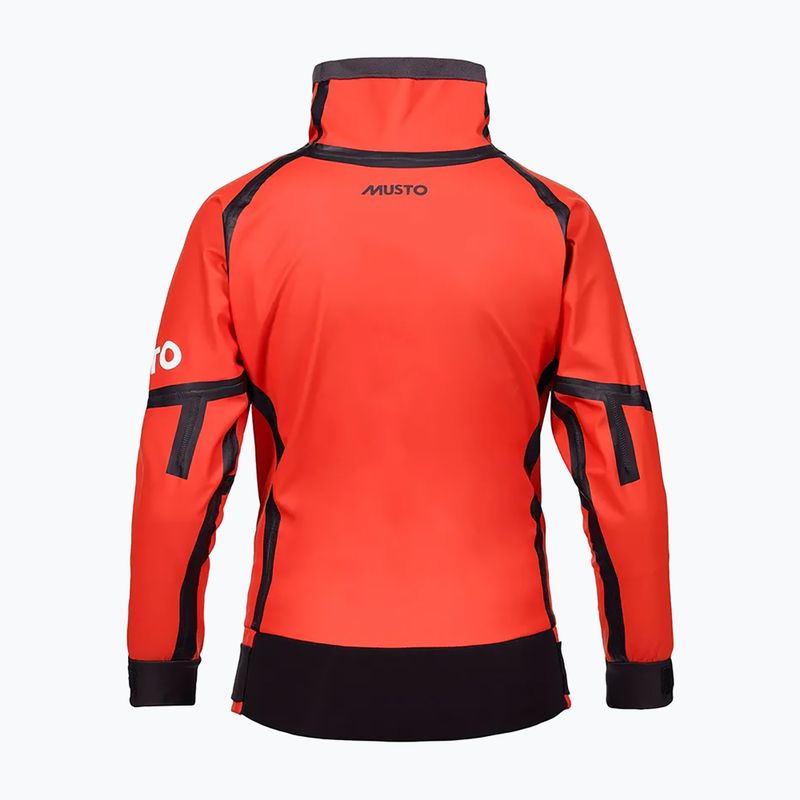 Kinder-Segel-Sweatshirt Musto Championship Aqua Top 2.0 Jr oxy fire 2