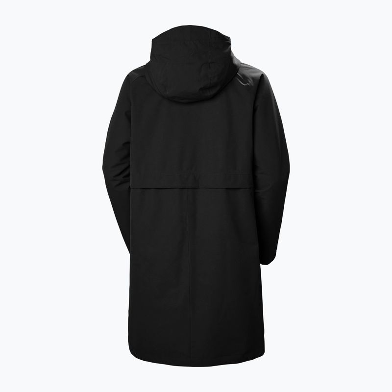 Damen Wintermantel Helly Hansen Mono Material Isolierter Regenmantel schwarz 53652_990 7