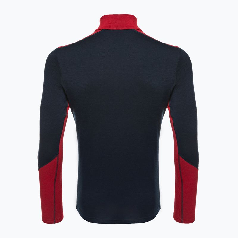 Herren Thermoaktiv-Longsleeve Helly Hansen Lifa Merino Midweight 1/2 Zip navy 2
