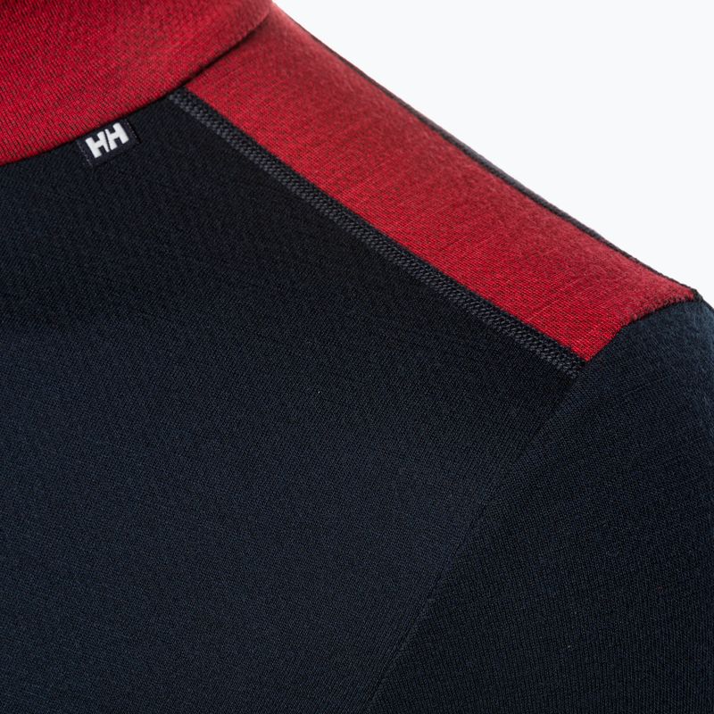Herren Thermoaktiv-Longsleeve Helly Hansen Lifa Merino Midweight 1/2 Zip navy 3