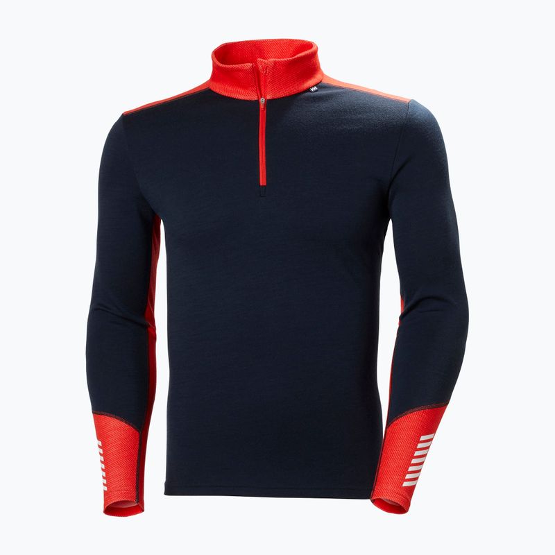 Herren Thermoaktiv-Longsleeve Helly Hansen Lifa Merino Midweight 1/2 Zip navy 5