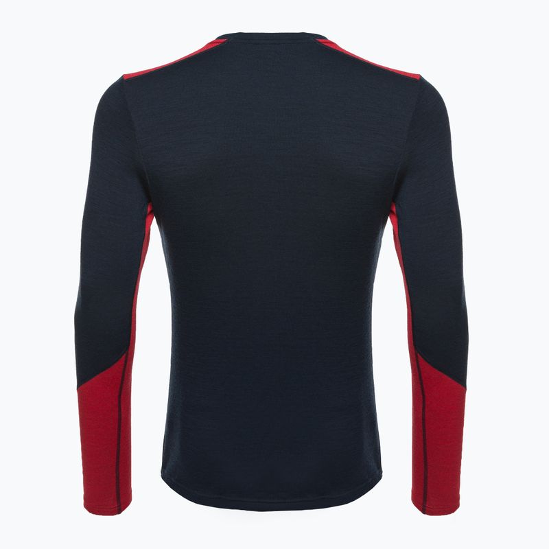 Herren Thermoaktivshirt Helly Hansen Lifa Merino Midweight Crew navy/598 2