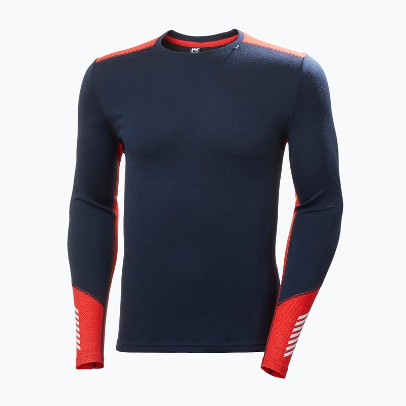 Herren Thermoaktivshirt Helly Hansen Lifa Merino Midweight Crew navy/598 5