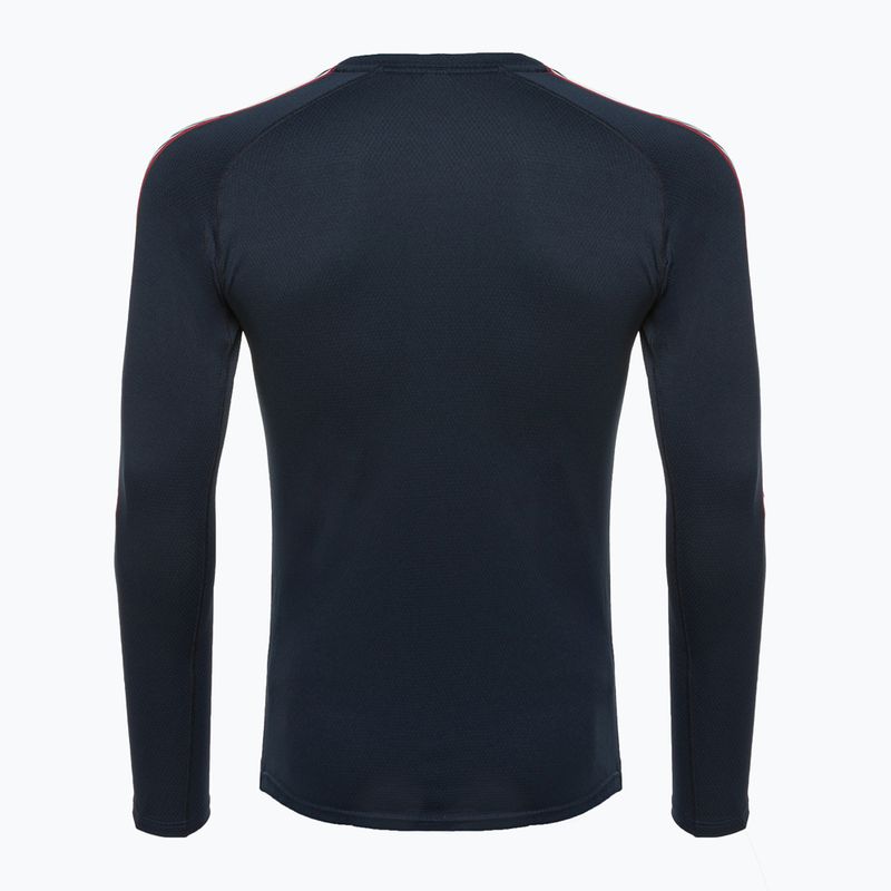 Herren Helly Hansen Lifa Active Stripe Crew Thermo-Sweatshirt navy 6