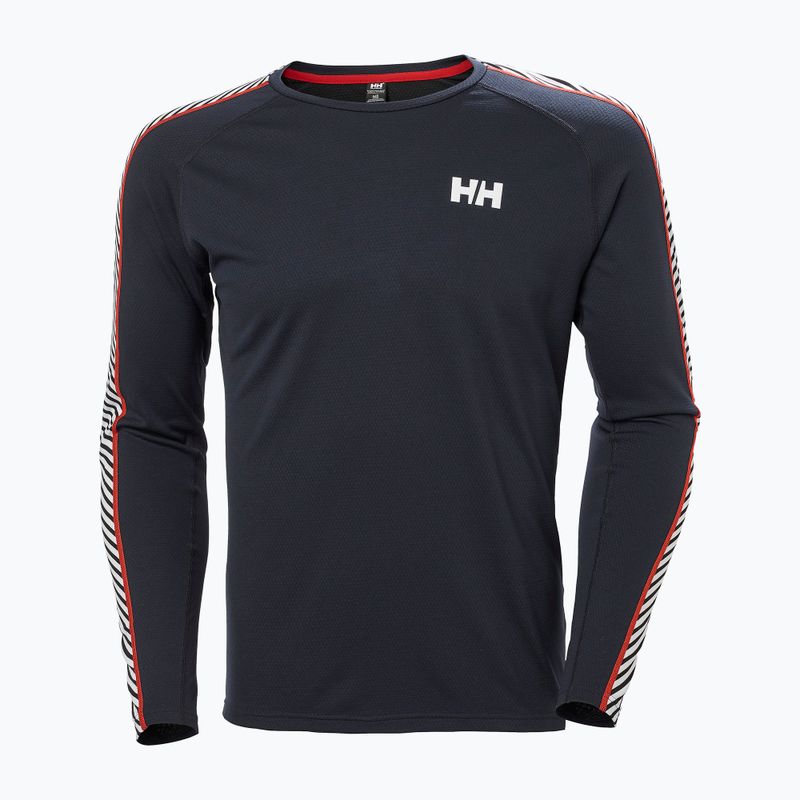 Herren Helly Hansen Lifa Active Stripe Crew Thermo-Sweatshirt navy 9