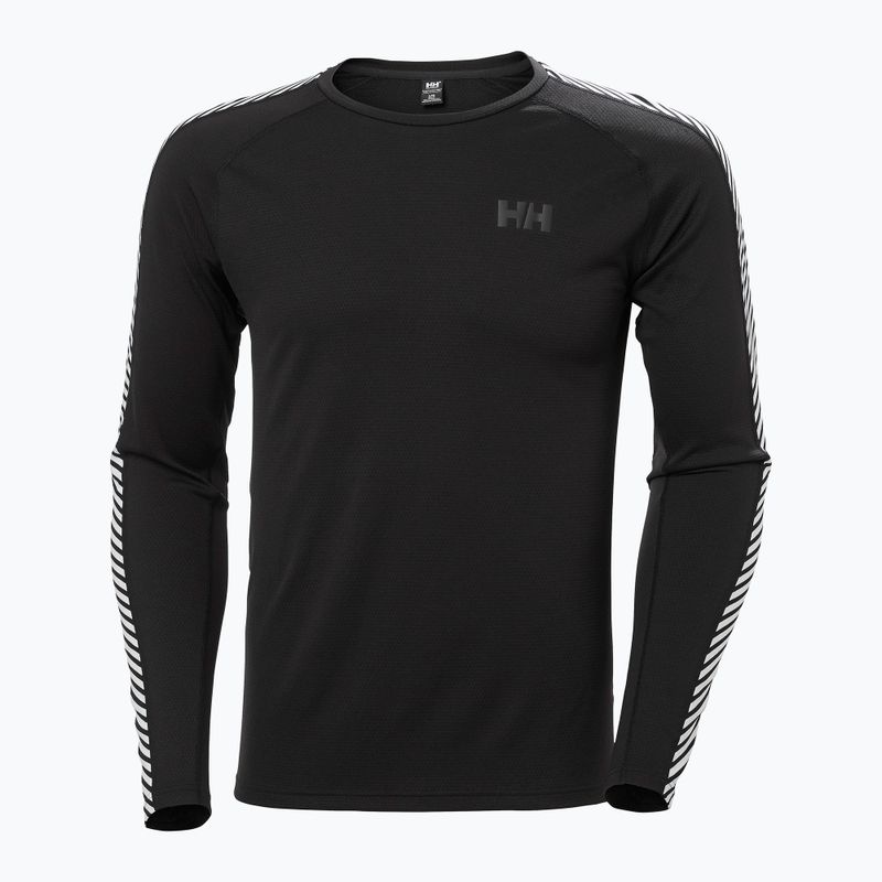 Herren Helly Hansen Lifa Active Stripe Crew Thermo-Langarmshirt schwarz 4