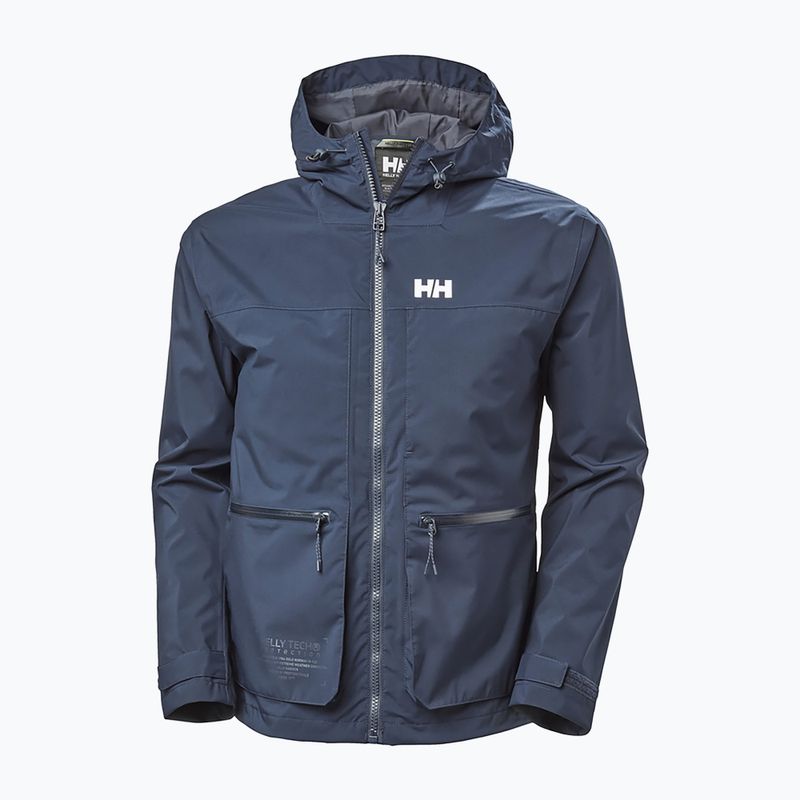 Herren Helly Hansen Move Regenjacke mit Kapuze navy blau 53757_597 7