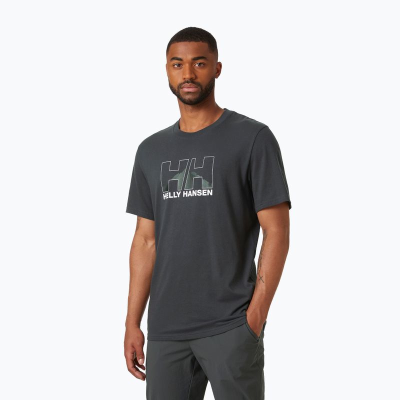 Herren-Trekkinghemd Helly Hansen Nord Graphic 981 grau 62978