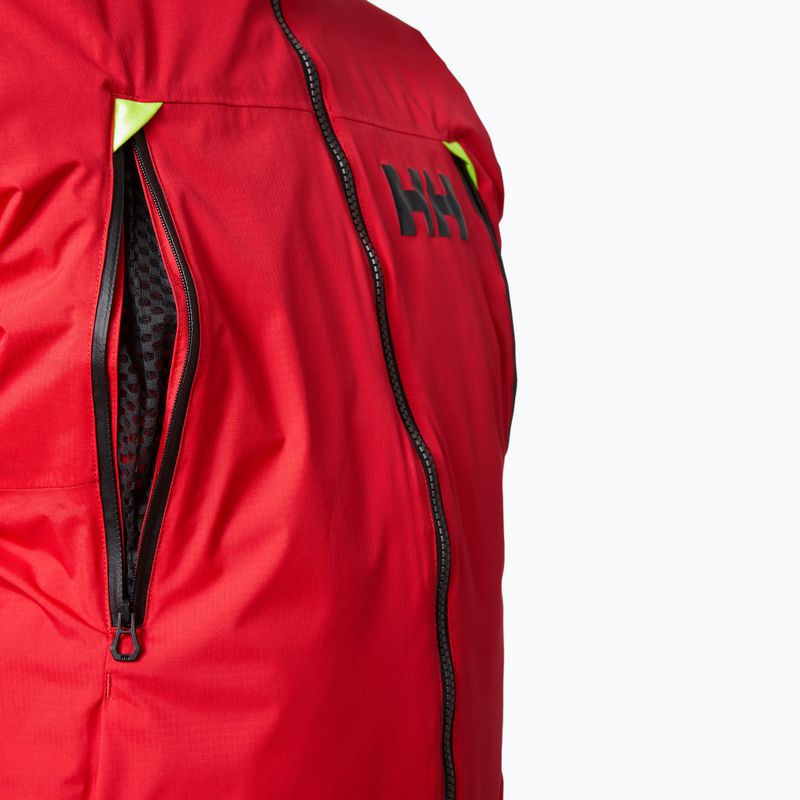 Helly Hansen Aegir H2Flow Midlayer Segeljacke alert rot 3