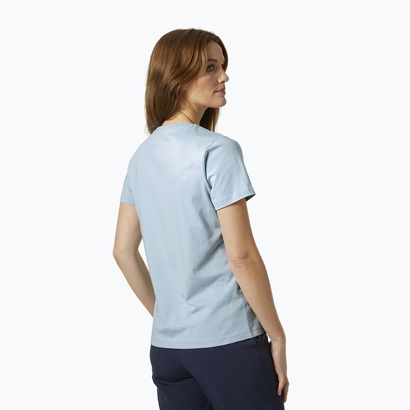 Damen-Trekking-T-Shirt Helly Hansen HH Logo blau 34112_582 2