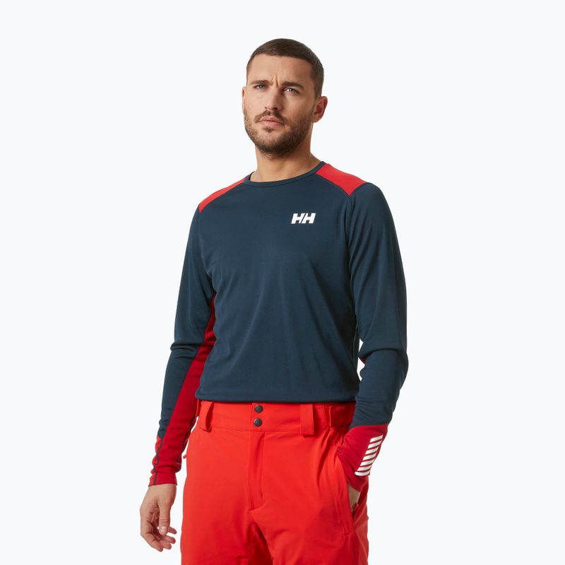 Herren Helly Hansen Lifa Active Crew Thermo-Sweatshirt navy