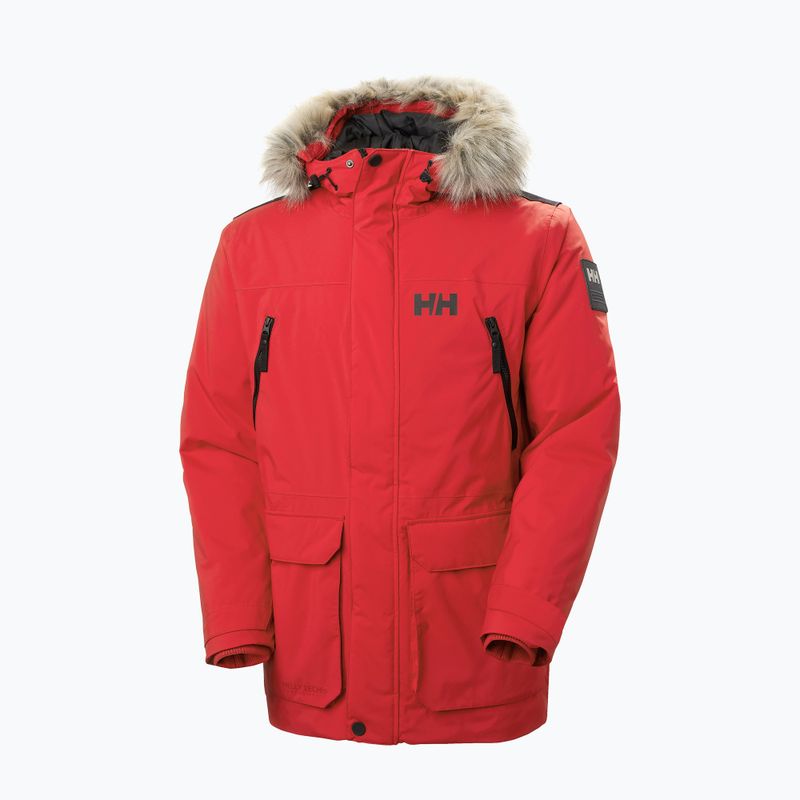 Helly Hansen Herren Reine Parka Regenjacke rot 53630_162 5