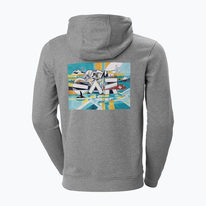 Helly Hansen Herren-Trekking-Sweatshirt F2F Organic Cotton 855 grau 62934 2