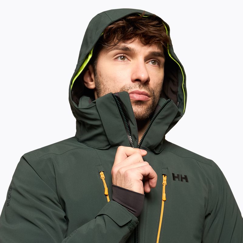 Herren-Skijacke Helly Hansen Alpha 3.0 grün 65551_495 3