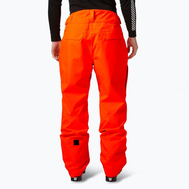 Herren Helly Hansen Sogn Cargo Skihose neon orange 2