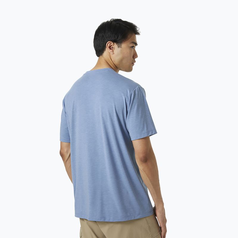 Helly Hansen Skog Recycled Graphic Herren-Trekkinghemd blau 63082_636 2