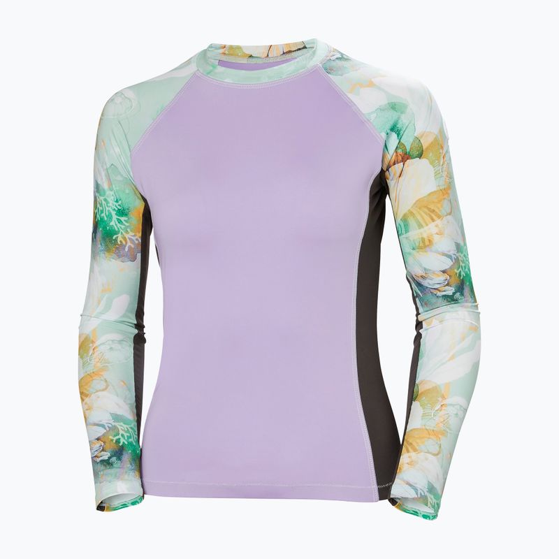 Damenschwimmen Longsleeve Helly Hansen Waterwear Rashguard jade esra 5