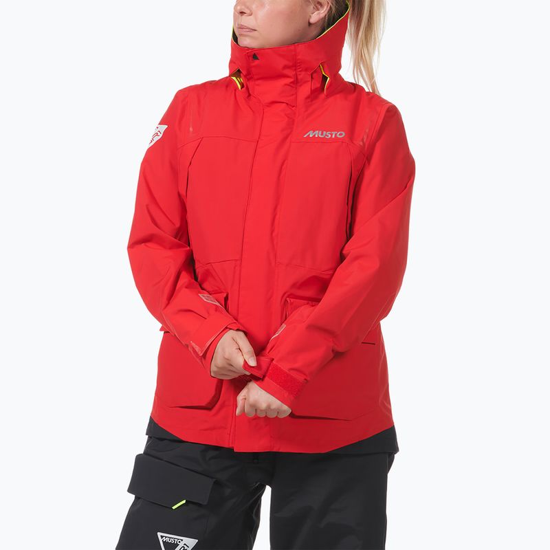 Musto BR1 Channel true red Damen Segeljacke