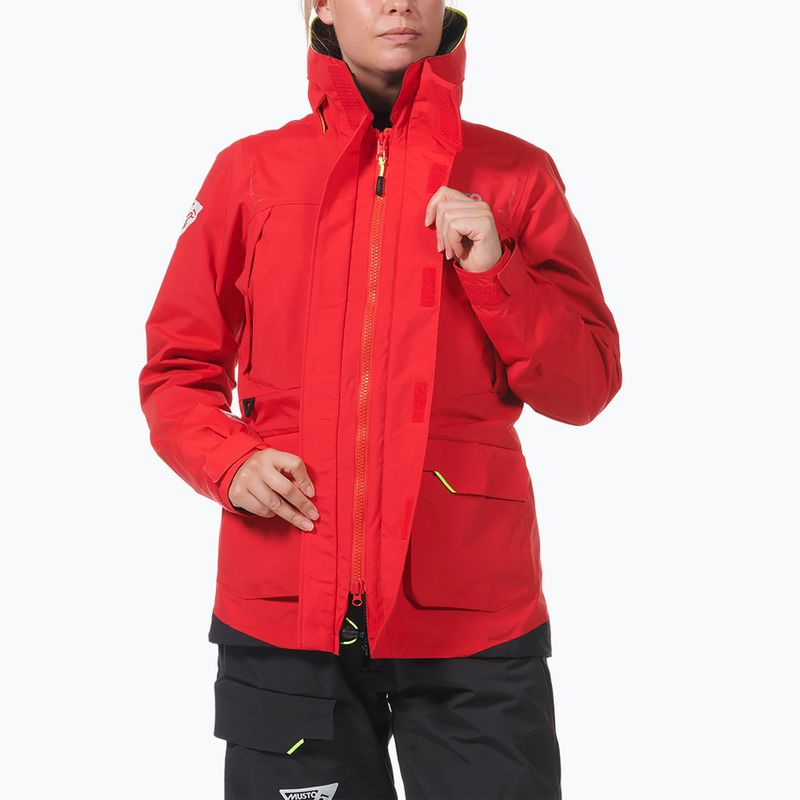 Musto BR1 Channel true red Damen Segeljacke 4