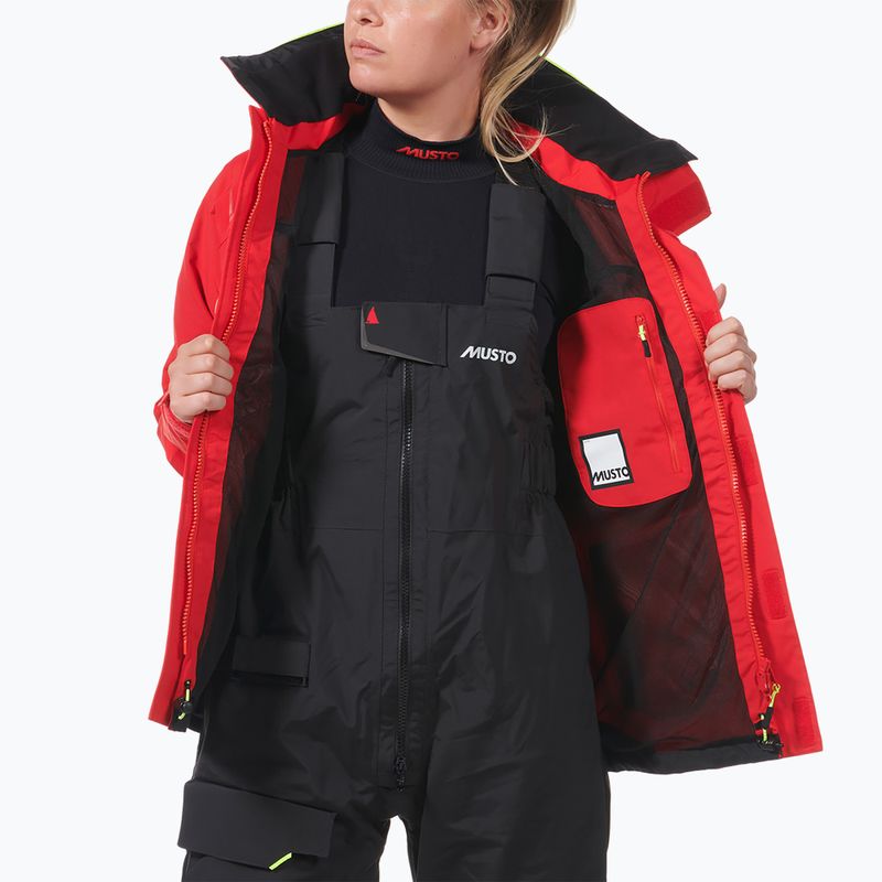 Musto BR1 Channel true red Damen Segeljacke 5