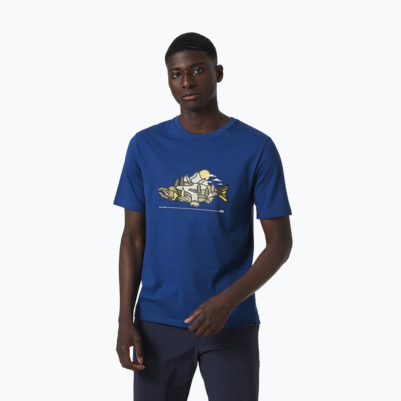 Helly Hansen Herren-Trekkinghemd F2F Organic Cotton 2.0 blau 63340_606