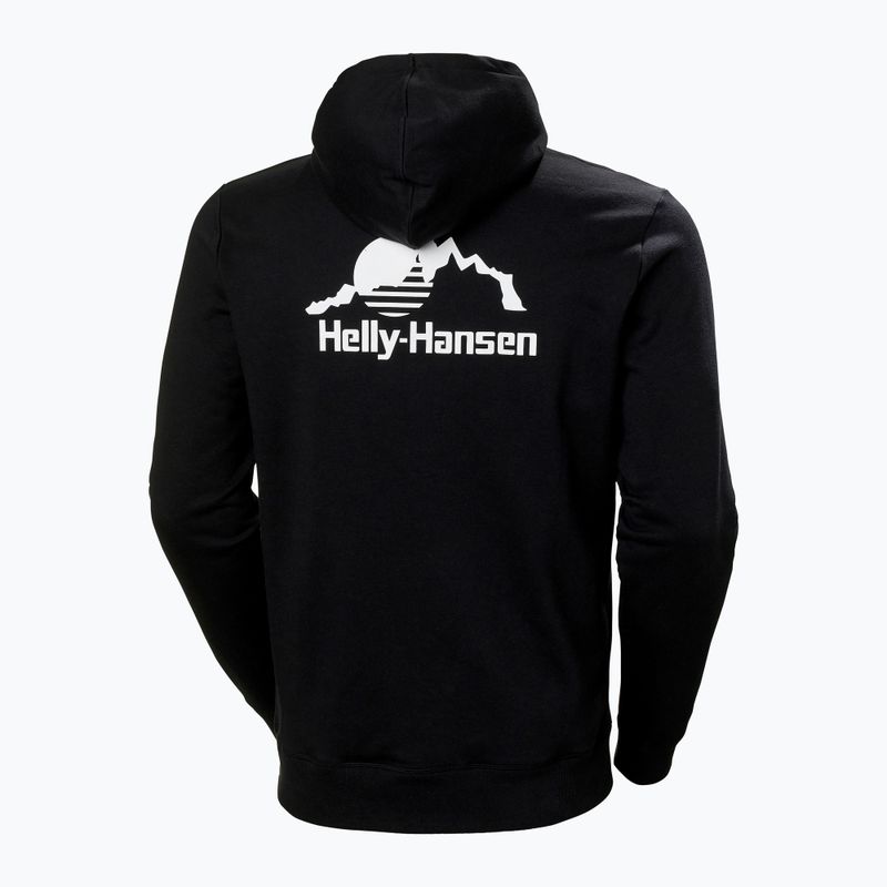 Men's Helly Hansen Yu Hoodie 2.0 schwarz 2