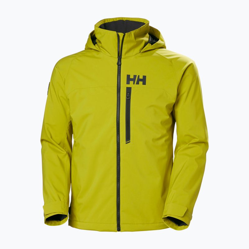 Herren Segeljacke Helly Hansen Hp Racing Lifaloft Hooded helles Moos 7