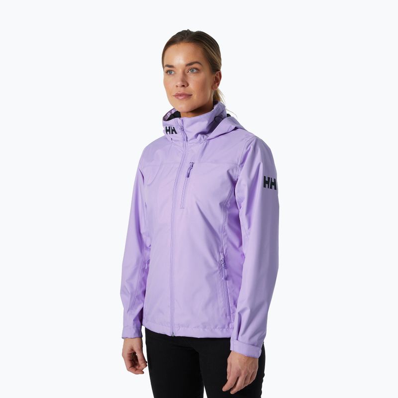 Damen Segeljacke Helly Hansen Crew Hooded Midlayer heather