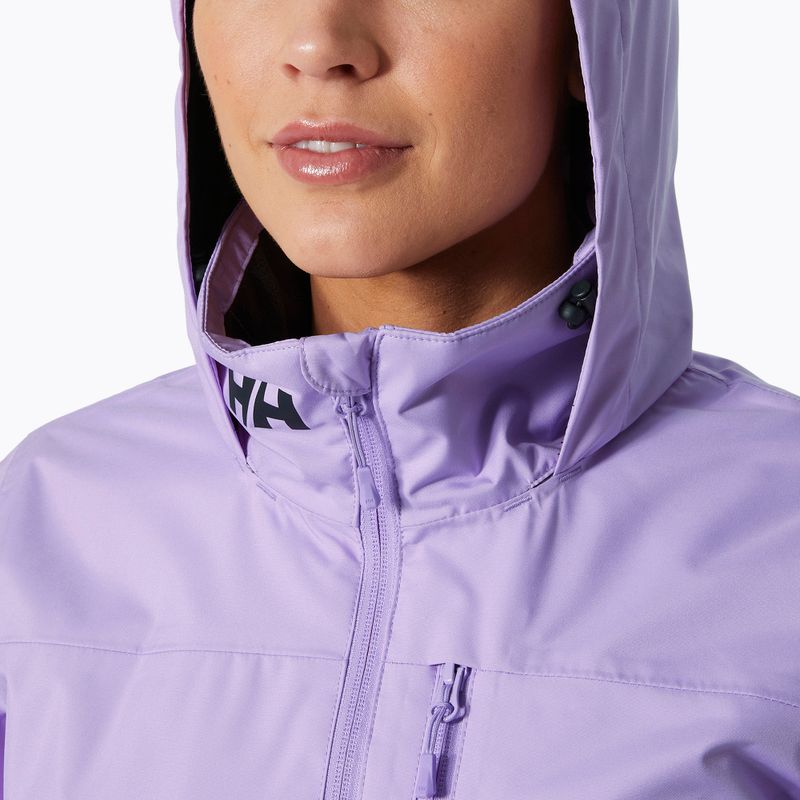 Damen Segeljacke Helly Hansen Crew Hooded Midlayer heather 3