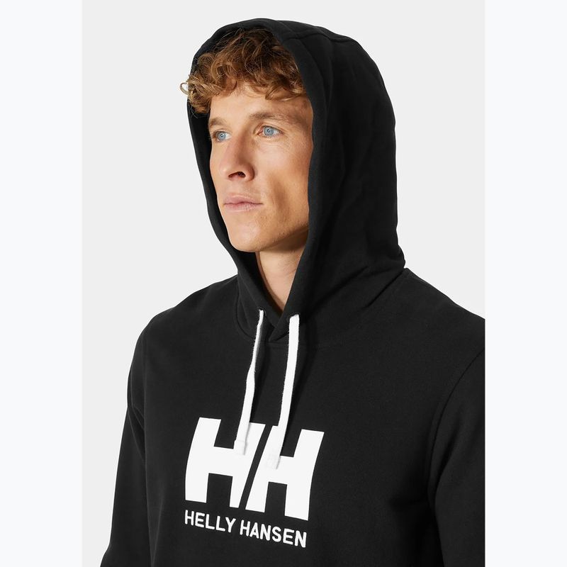 Herren Hoodie Sweatshirt Helly Hansen HH Logo Hoodie black 3