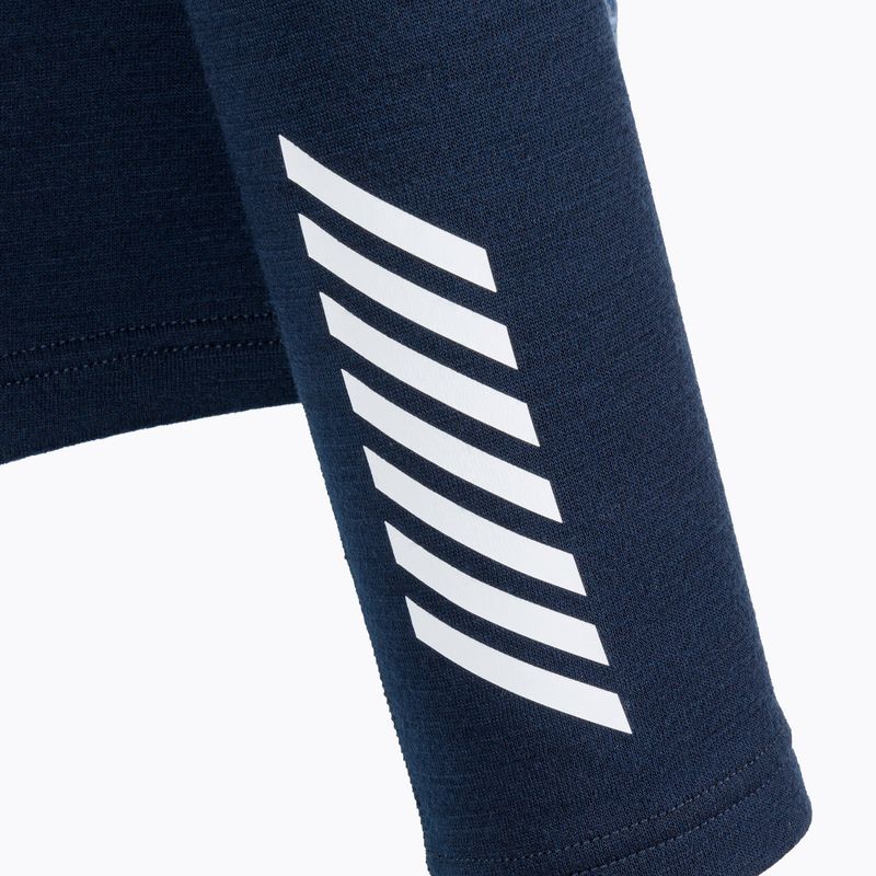 Damen-Thermoaktivshirt Helly Hansen Lifa Merino Midweight Graphic Crew navy star pixel 7