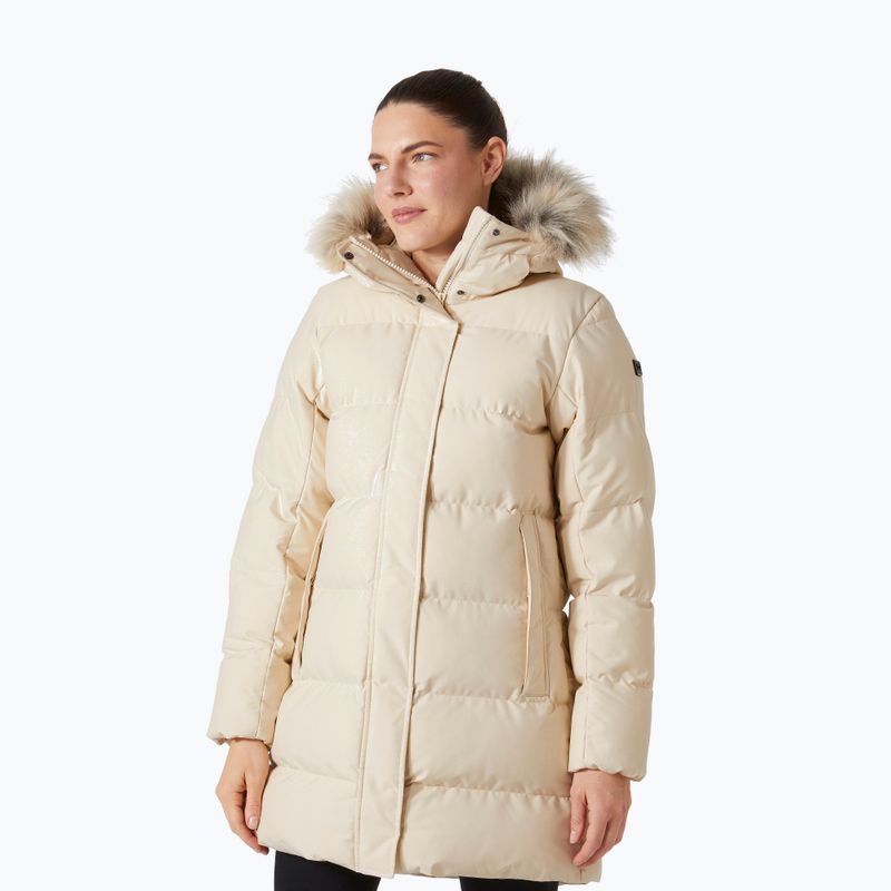 Women's Blossom Puffy Parka cremefarbene Daunenjacke