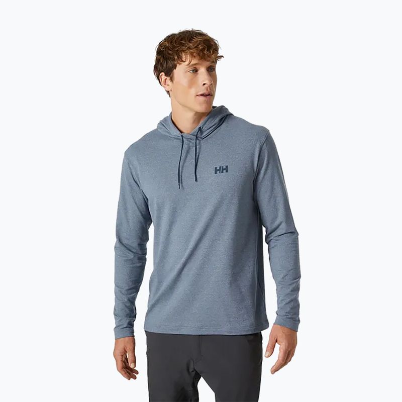 Trekking Sweatshirt Hoodie Herren Helly Hansen Verglas Light ocean