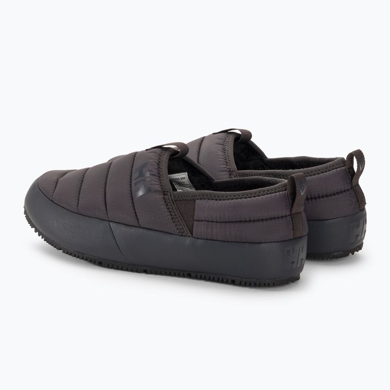 Herren Helly Hansen Cabin Loafer Hausschuhe schwarz 3