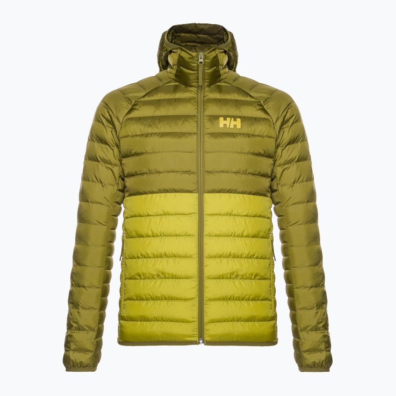 Men's Helly Hansen Banff Hooded Insulator Daunenjacke helles Moos 6