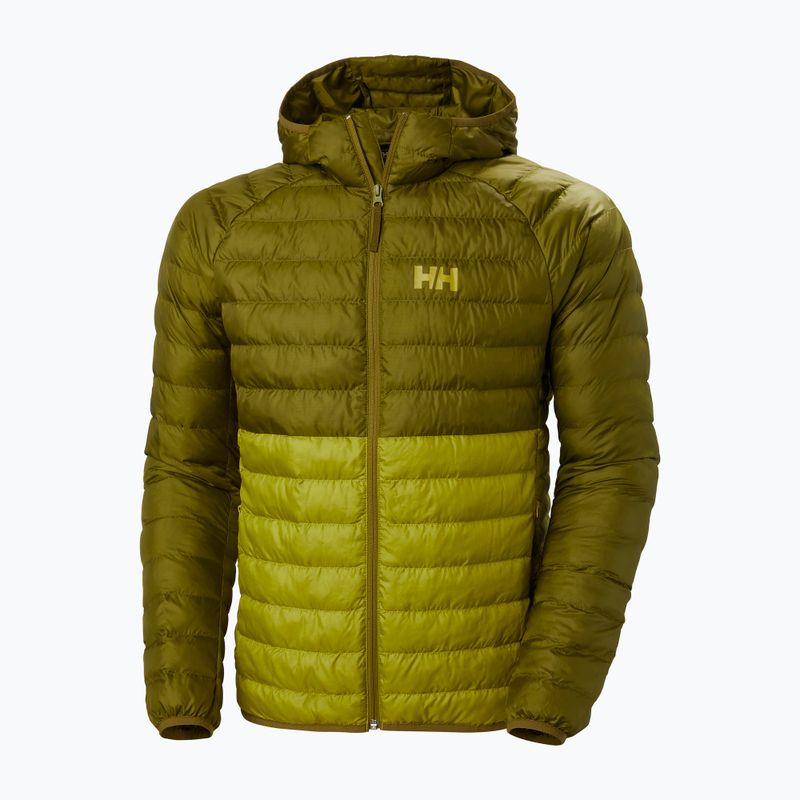 Men's Helly Hansen Banff Hooded Insulator Daunenjacke helles Moos 11
