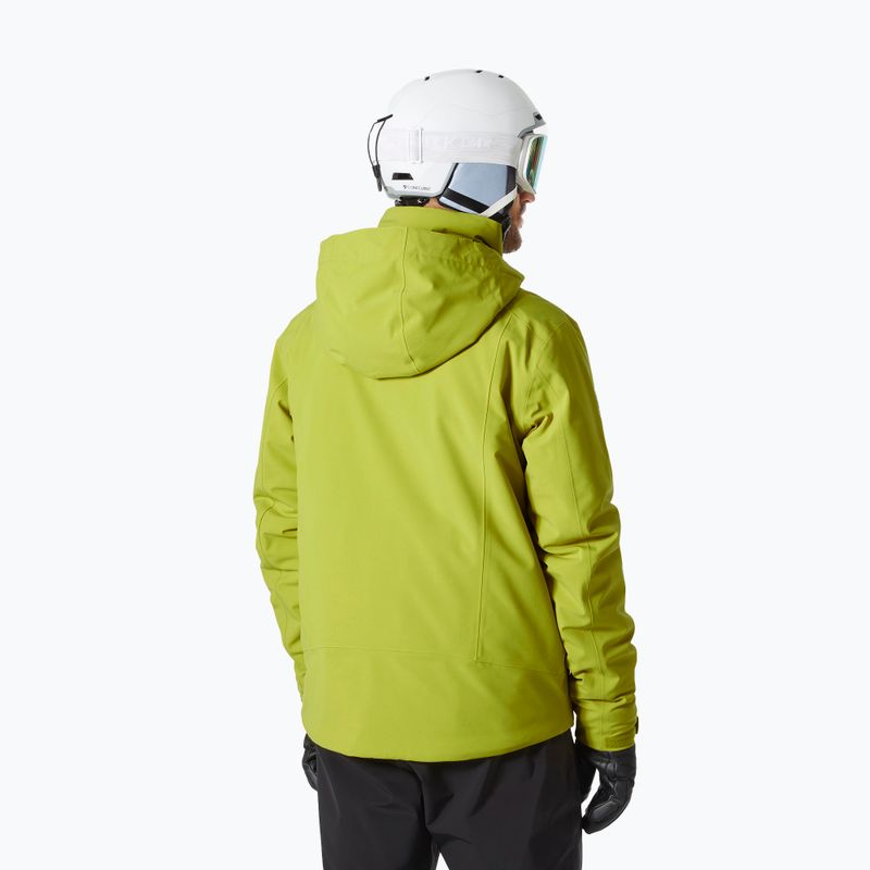 Herren-Skijacke Helly Hansen Alpha 4.0 helles Moos 2